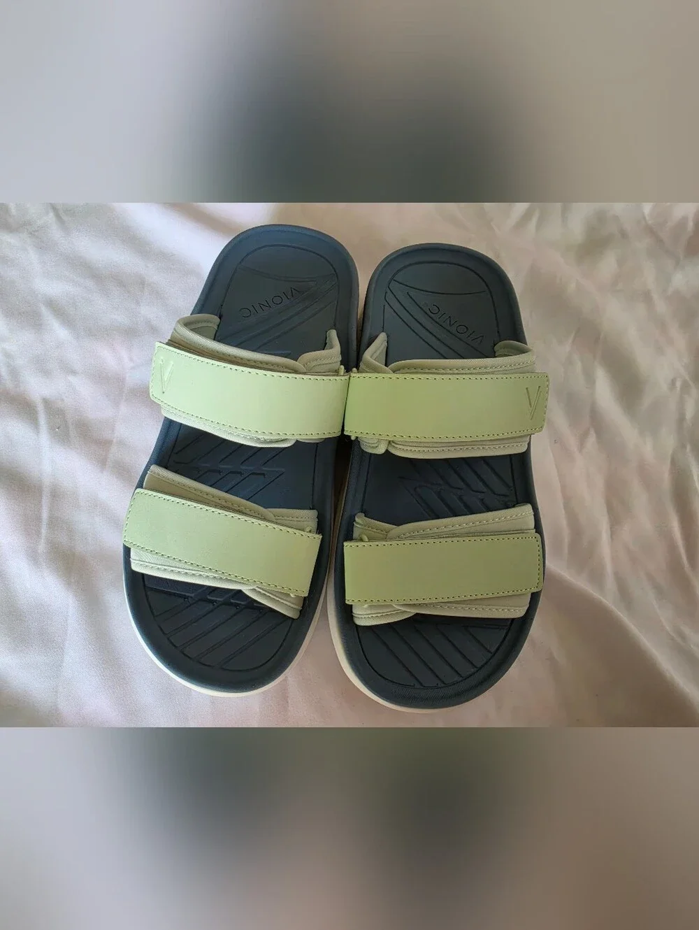Vionic Two-Strap Adjustable Recovery Sandals - Renewal, Mint Chip, Women's 9